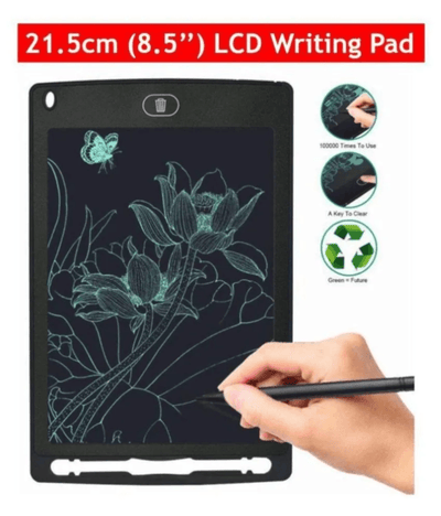 Compact and Durable 8.5-Inch LCD Writing Pad with Hardbound Design - Discountbazar